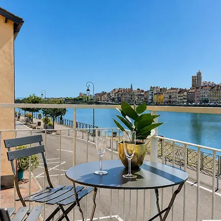 Saone View T3 - Balcon Vue Saone & Climatise Saint-Laurent-sur-Saone