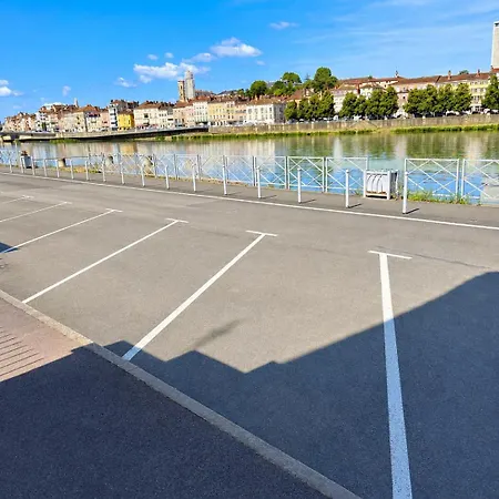 Saône View T3 - Balcon Vue Saône&climatisé Appartamento